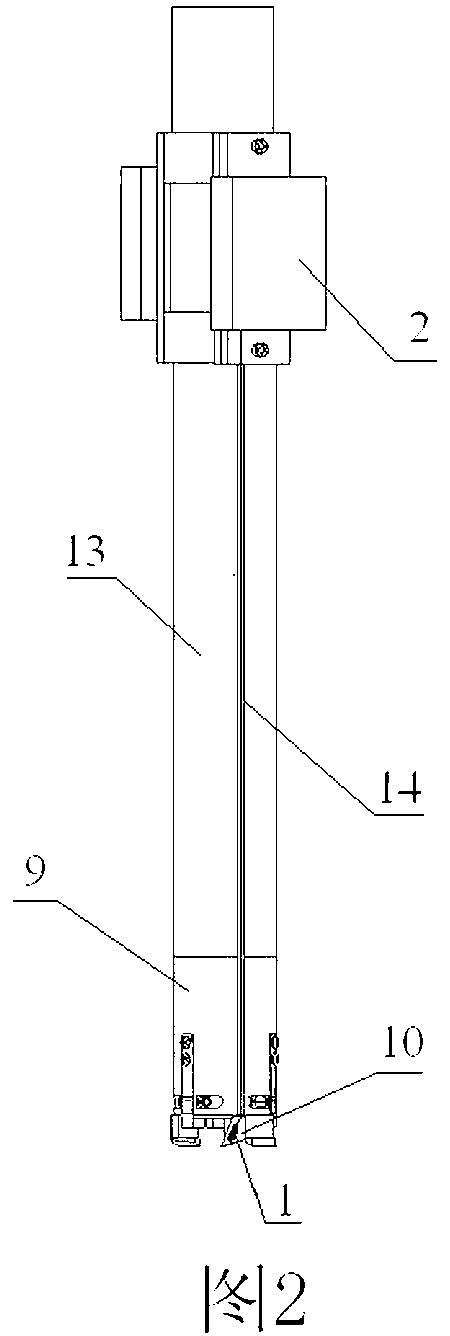 Experimental device and measurement method for ice layer rotary drilling cutting heat and drilling parameters