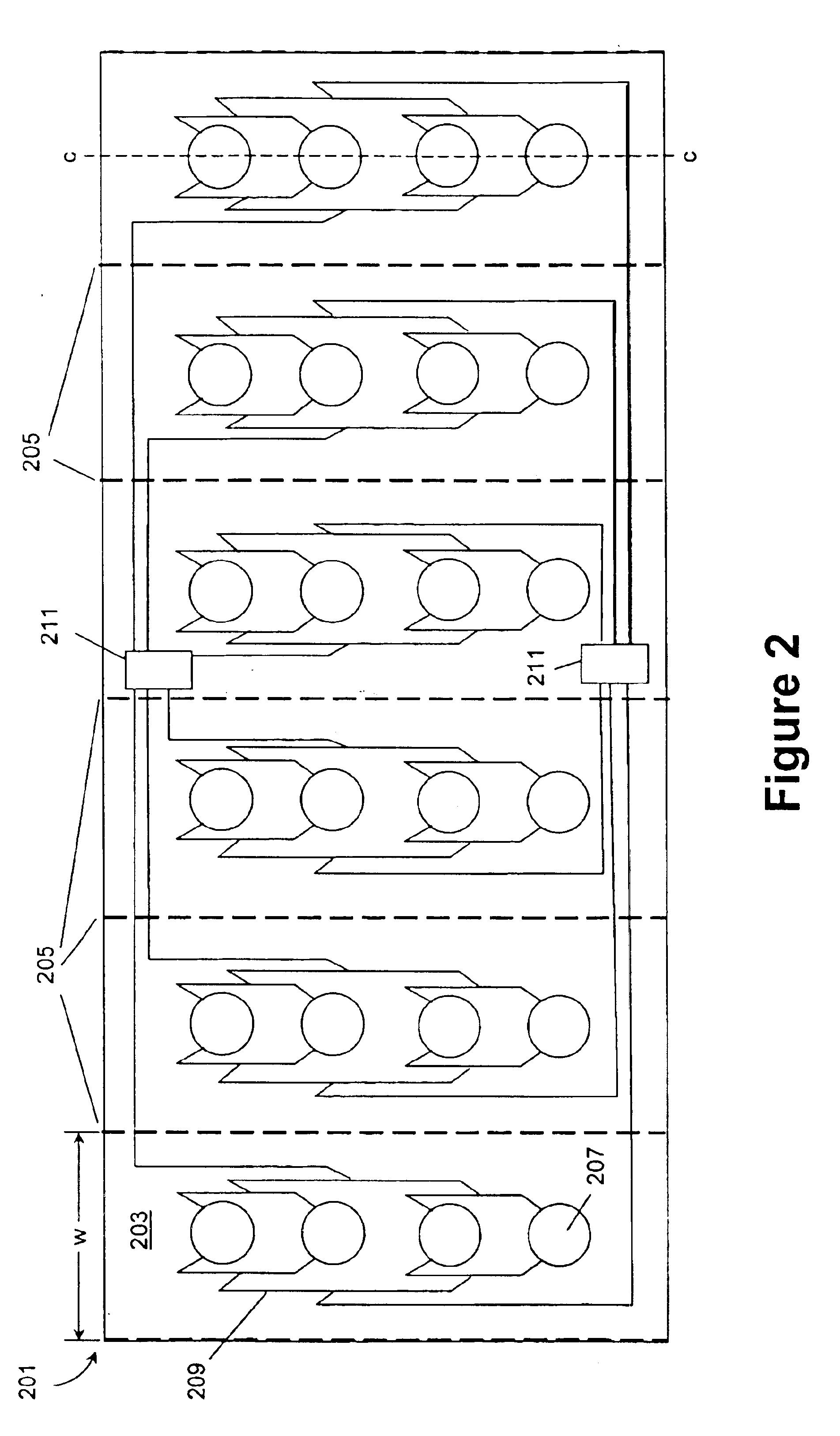 Offsetting patch antennas on an ominidirectional multi-facetted array to allow space for an interconnection board