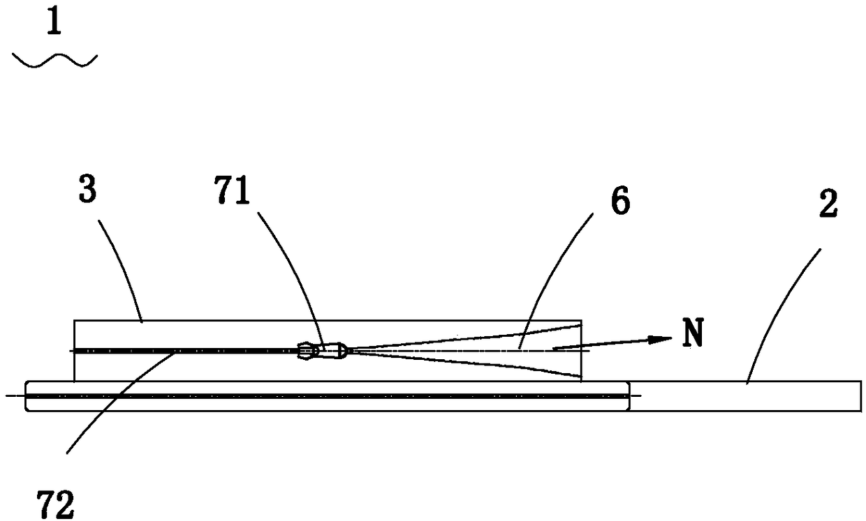 Dust collecting device and blowing and sucking machine with same