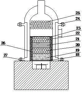 Water fired boiler