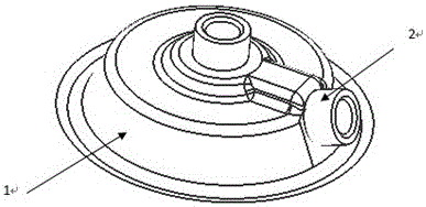 Detection fixture device used for detecting sealing of welding part