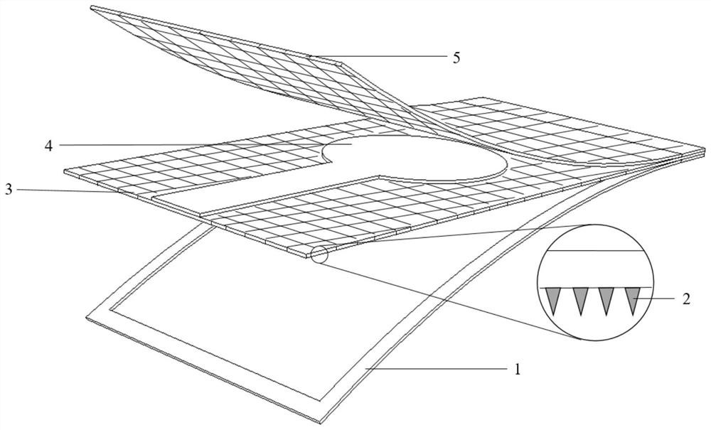 High-permeability friction nano sensor and preparation method thereof