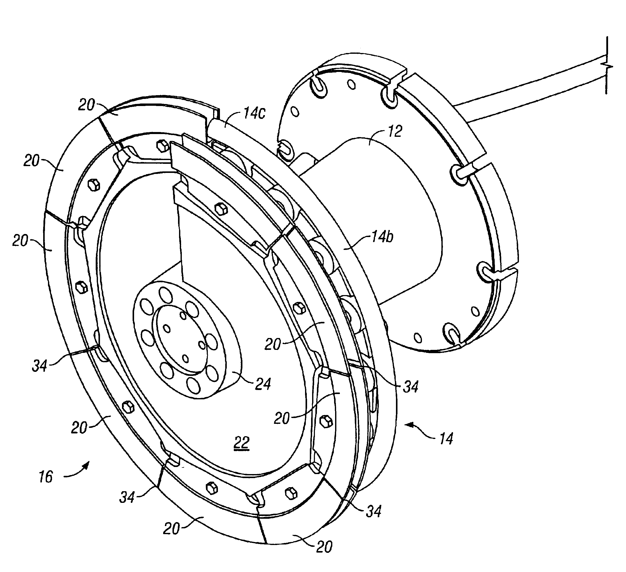 Segmented ring guide for rolling mill laying head