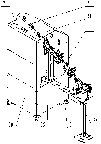 Linkage supply-type rail spike conveying equipment