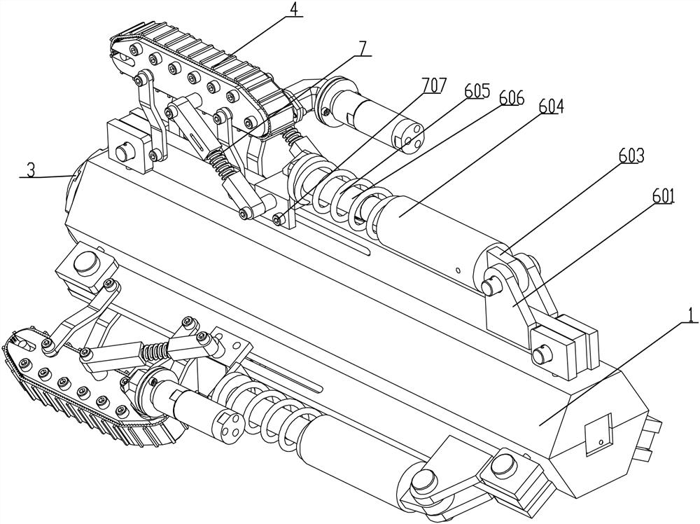 Detection robot for municipal underground pipeline repair construction and use method