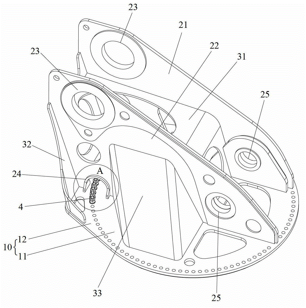 Engineering machine and turntable