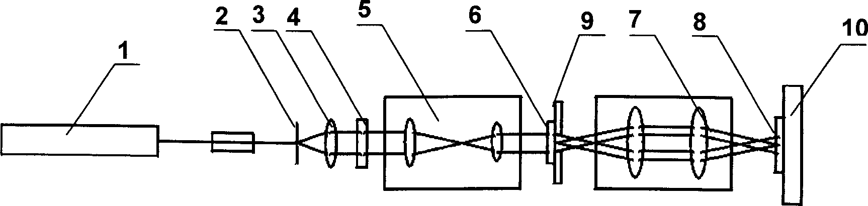 Optical storage method utilizing light variation image