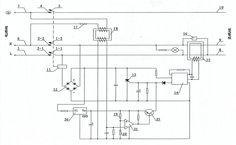 Leakage protection device