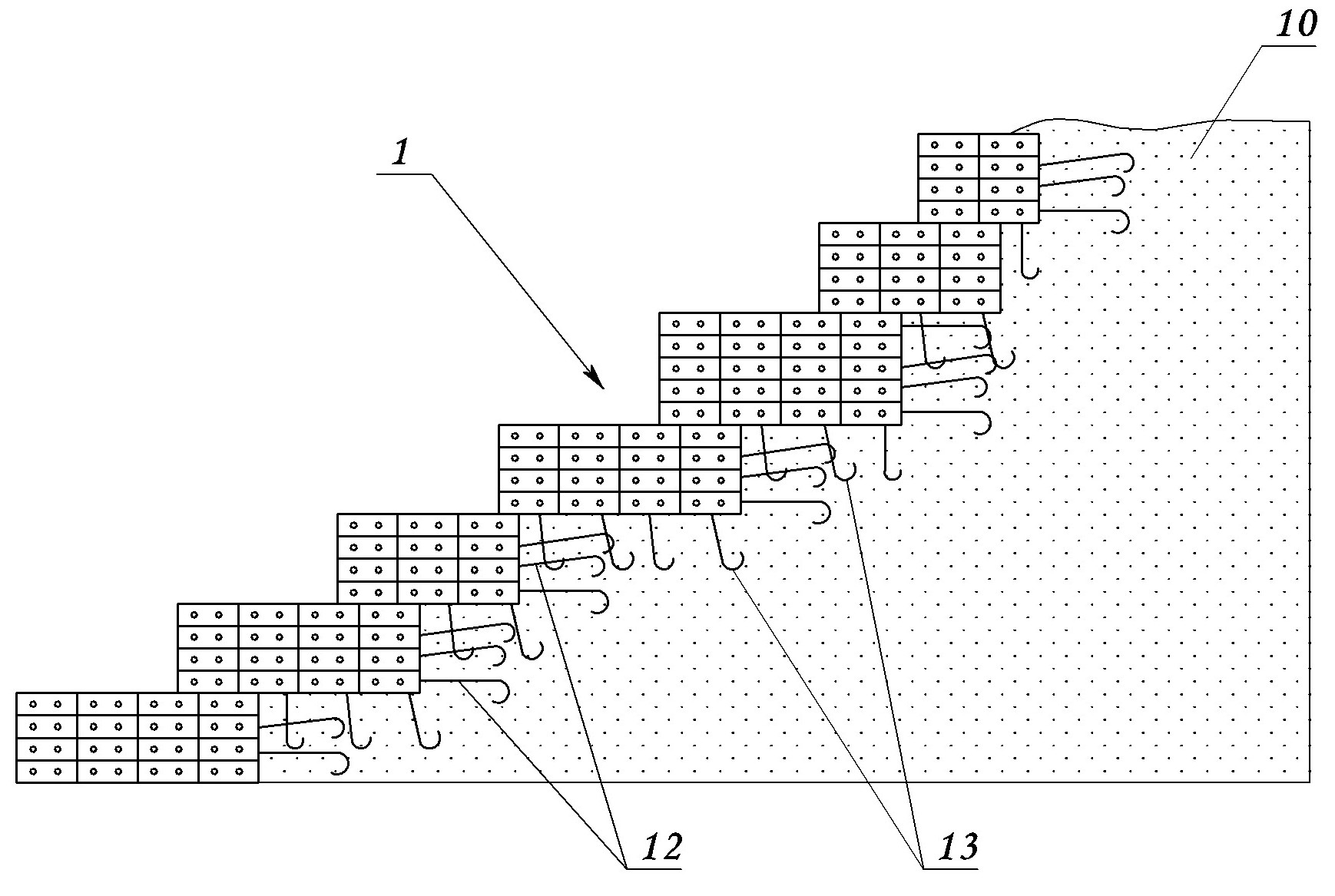 Method for building waste tyre sand resisting dam and waste tyre sand resisting dam