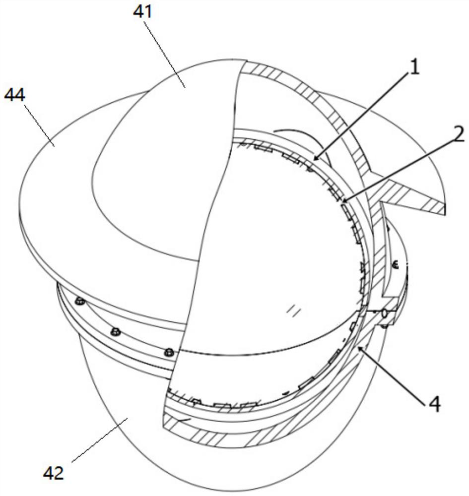 Offshore floating type wave power generation device based on pendulum oscillation principle