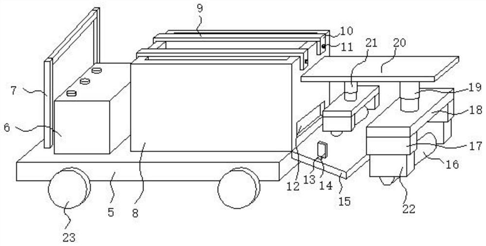 Prefabricated rubber runway and laying device thereof