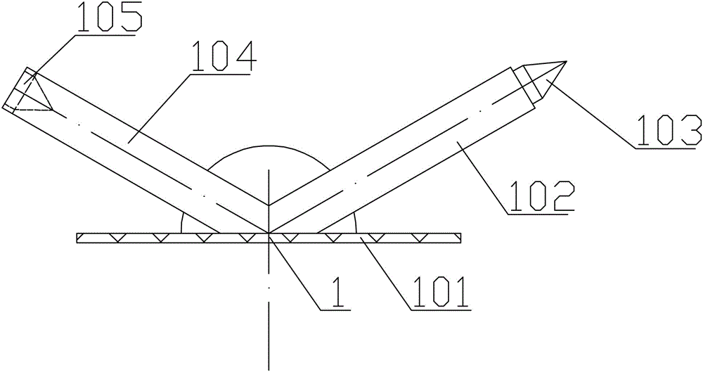 Large steel tube stacking support and stacking method