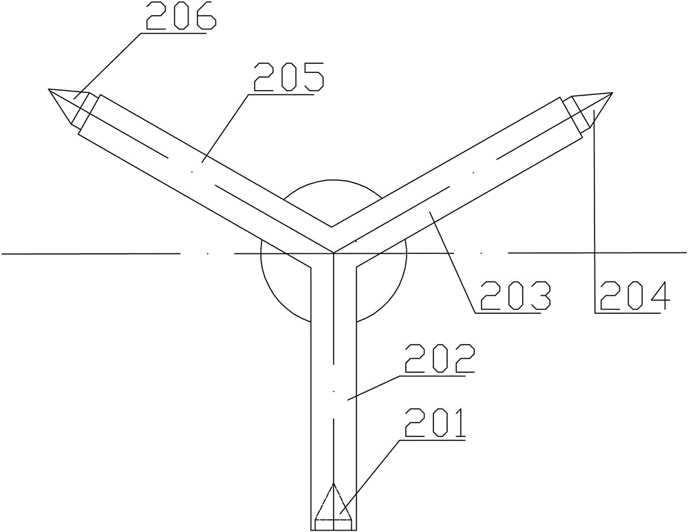 Large steel tube stacking support and stacking method