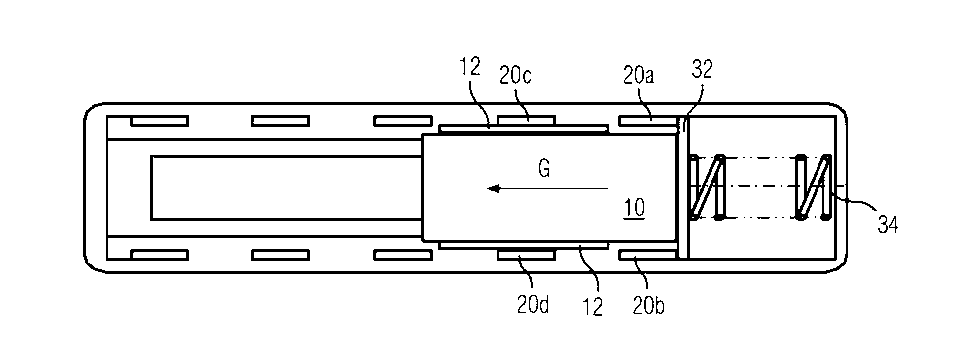 Slider switch and thermostat controller using the same