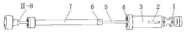 Space 5 freedom degree parallel robot mechanism