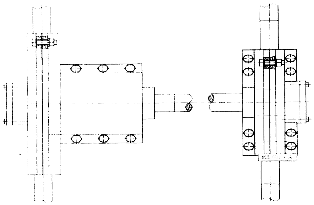 Mechanical four-wheel steering mechanism