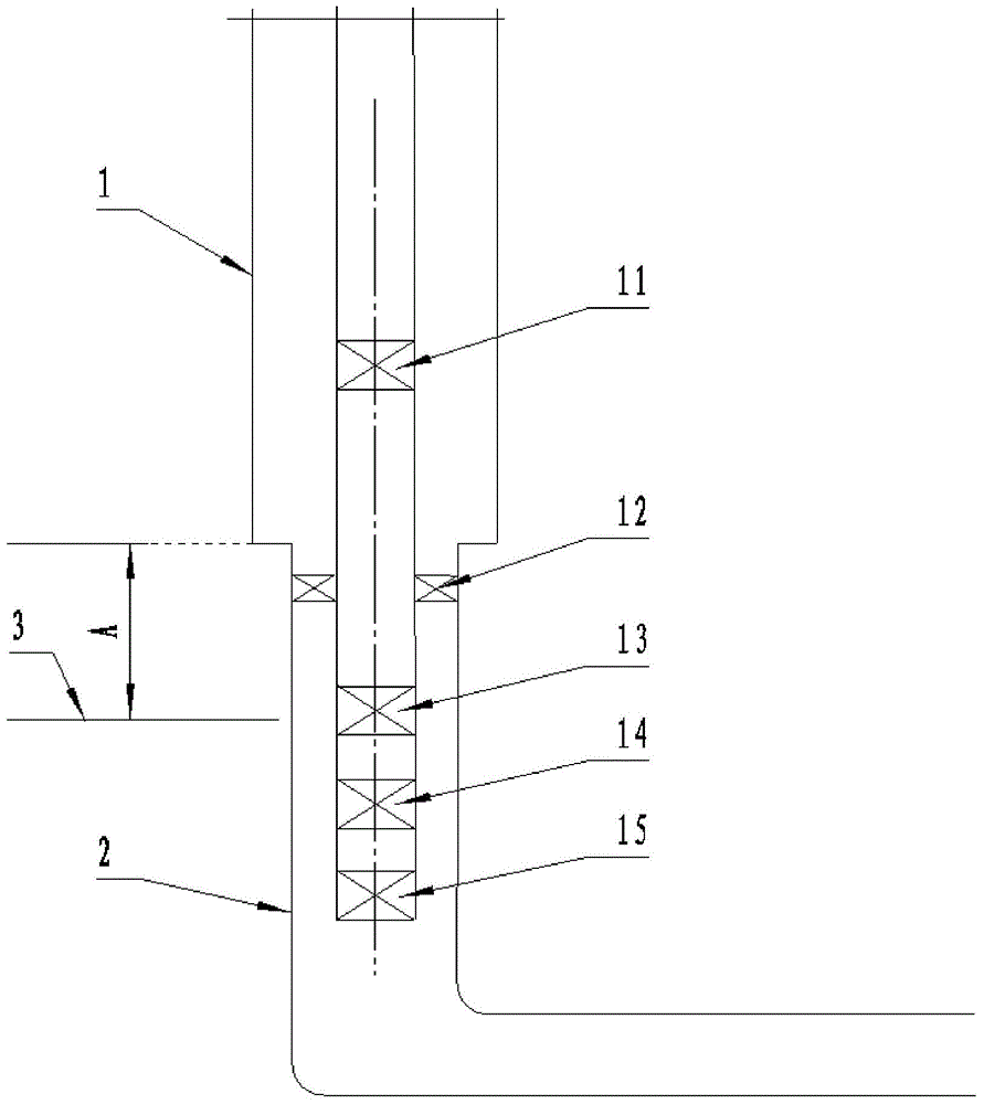 Injection-production gas well variable-diameter well completion method and injection-production string