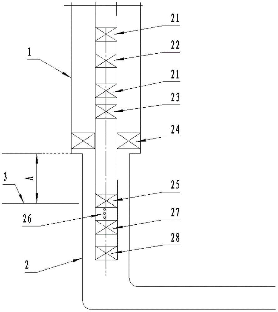 Injection-production gas well variable-diameter well completion method and injection-production string