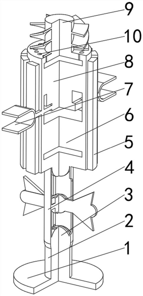 Self-protection bird repeller based on wind power supply