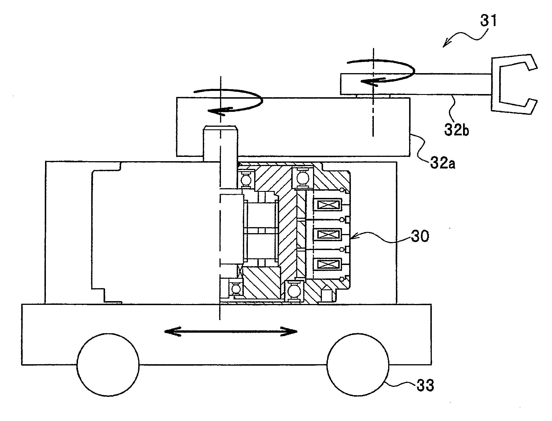 Rotating Electrical Machine with a Transmission and a Driving Apparatus Using the Same