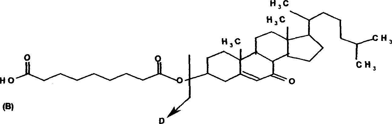 Active substance of oxidized low density lipoprotein derivative for treating arterial thrombus form