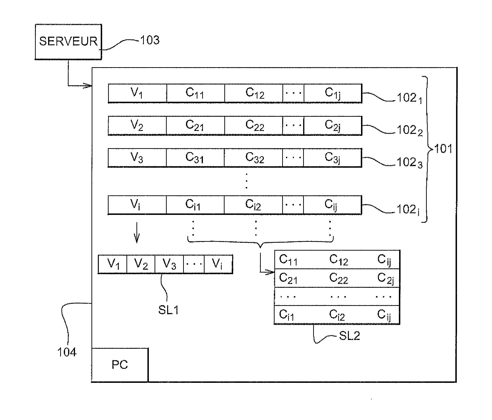 Method for navigating within a search result obtained by means of a search engine