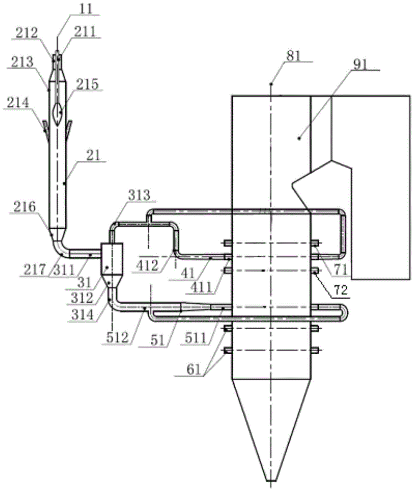 Low NOx burning method and low NOx burning system