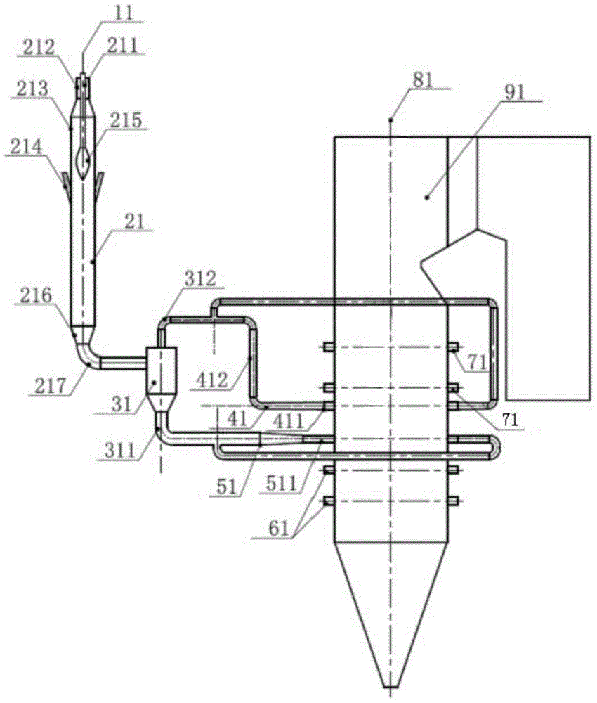 Low NOx burning method and low NOx burning system