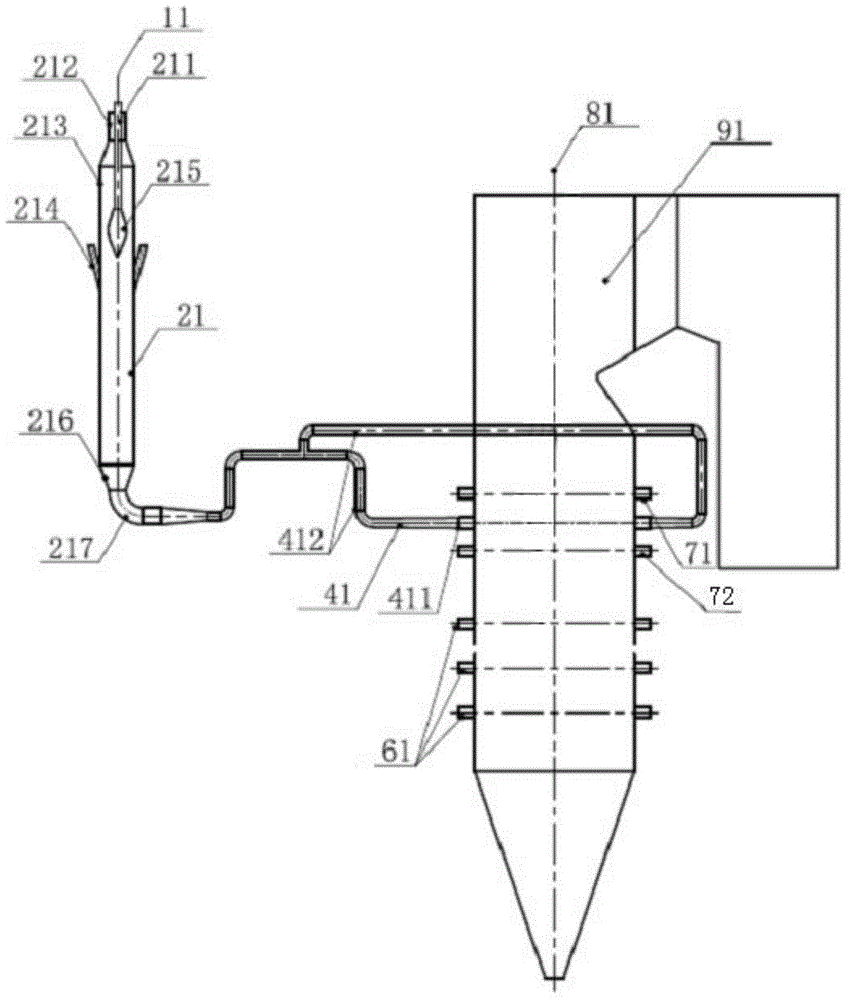 Low NOx burning method and low NOx burning system