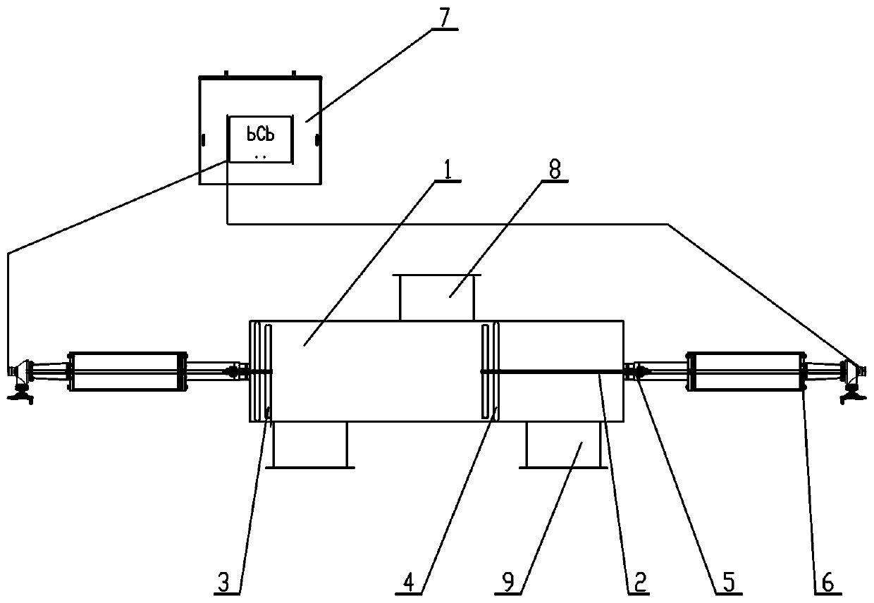 Automatic flowing pipe ore pulp switch valve