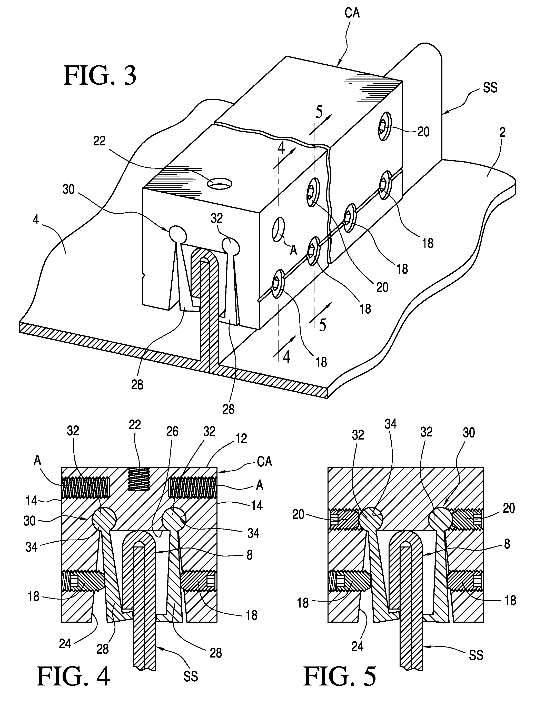 Flanged material and standing seam clamp