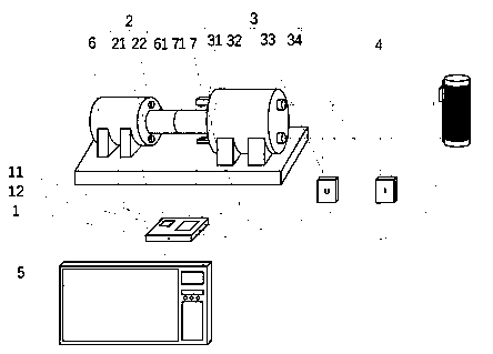 Generator set power output stability detection system based on power detection