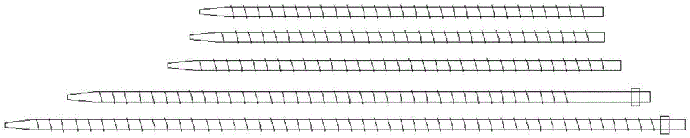 Soil nailing wall supporting construction method based on assembly type recoverable process