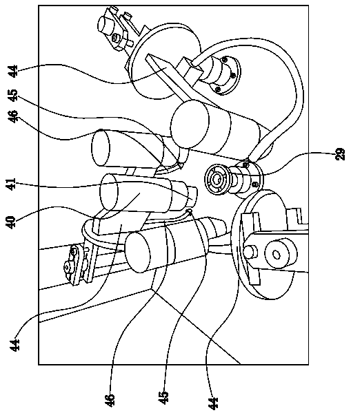 An edging machine with a manipulator for processing rearview mirror lenses