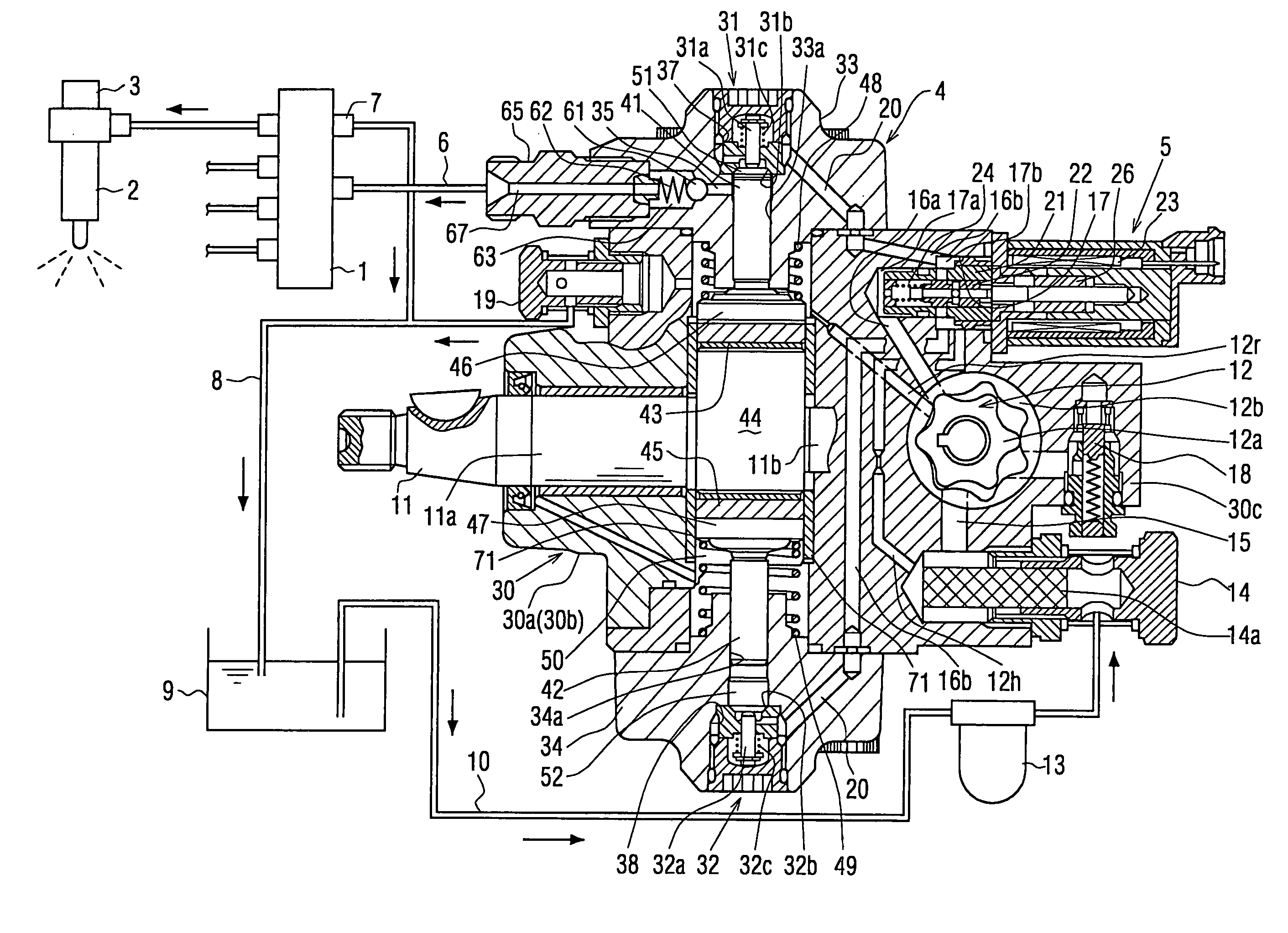 Safety fuel injection pump