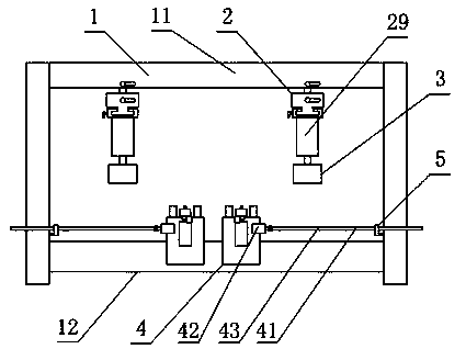 Board drilling equipment convenient for pressing material