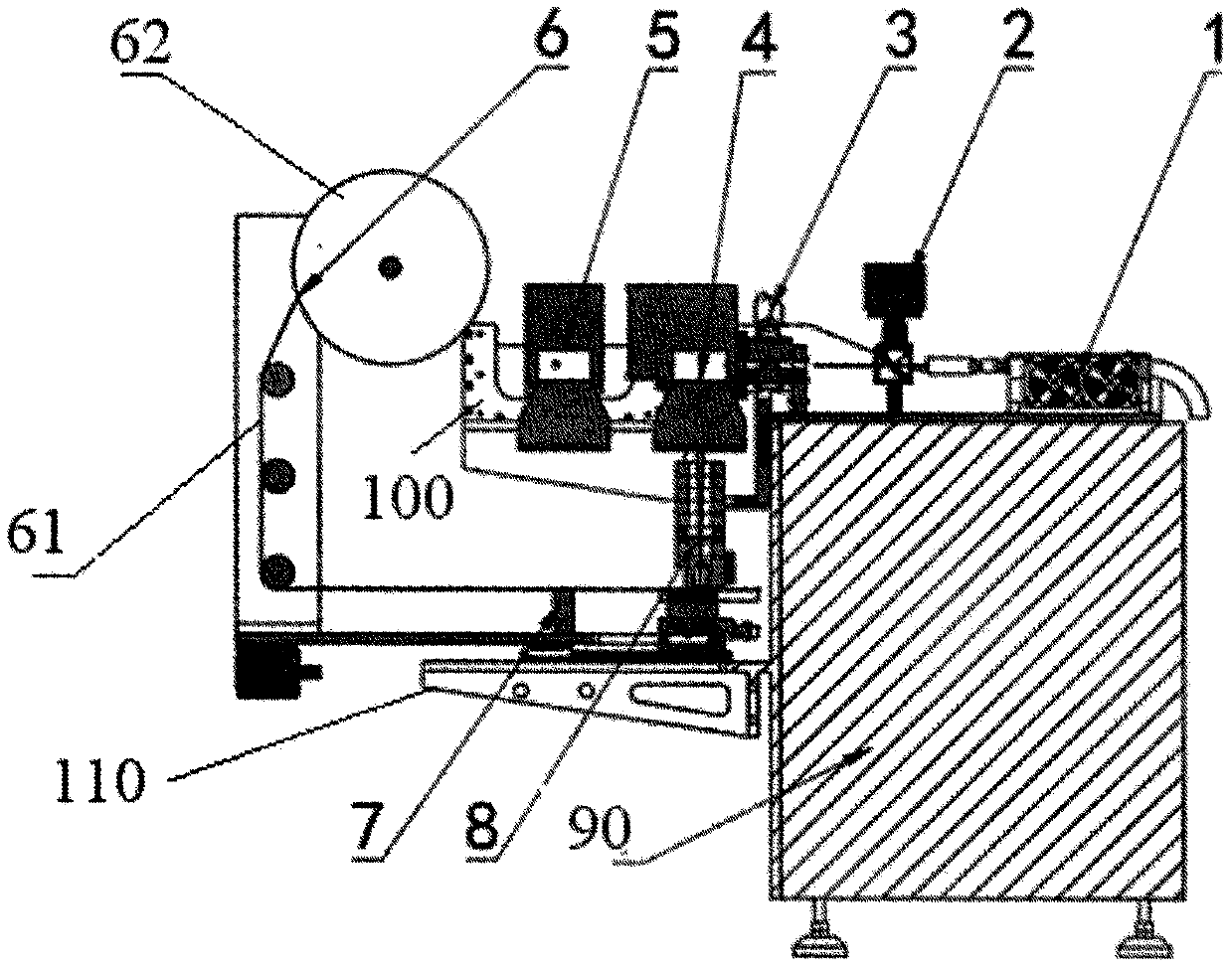 Laser welding jig and method for lithium battery cell positive and negative pole pieces and lead-out pole lugs