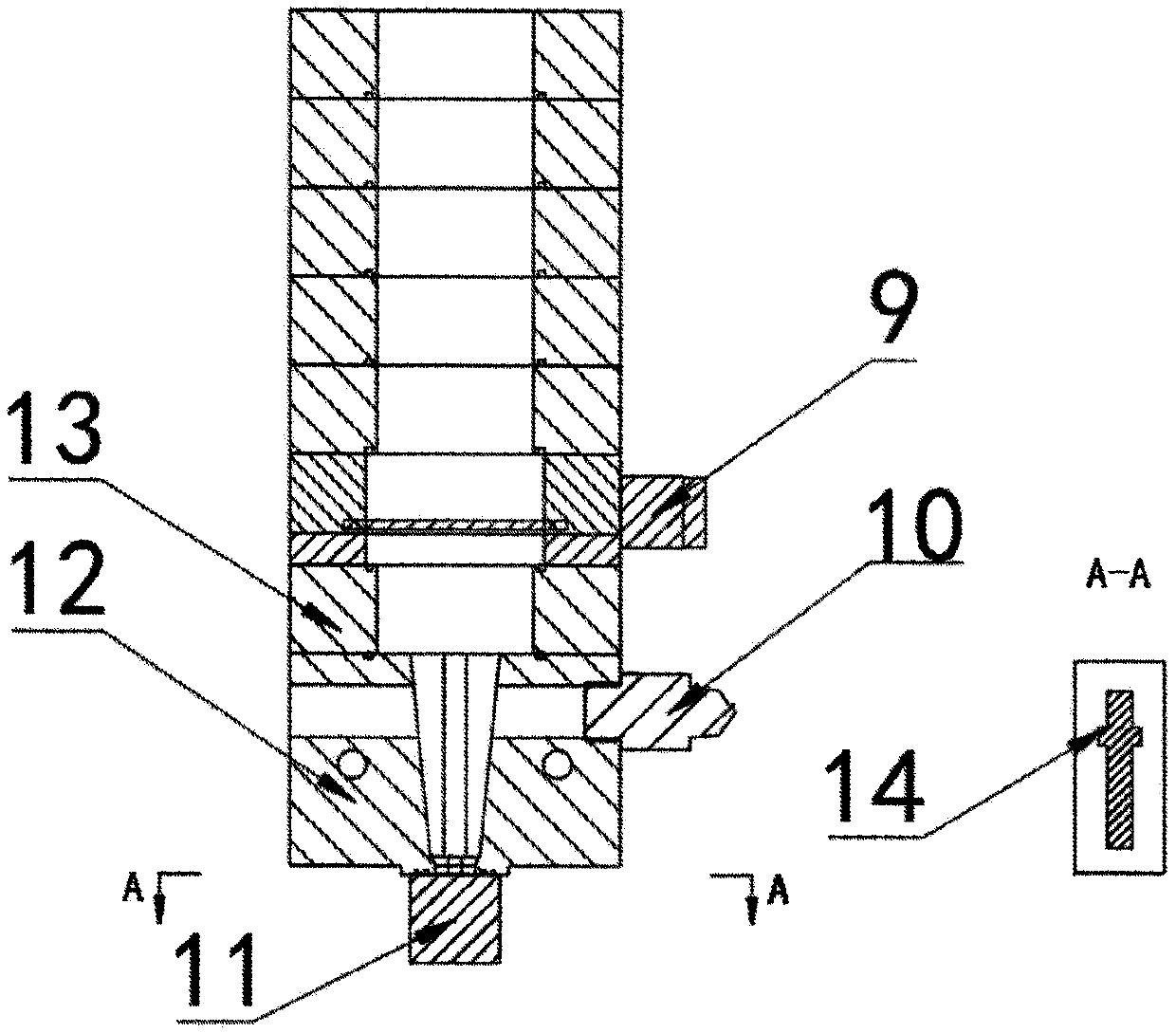 Laser welding jig and method for lithium battery cell positive and negative pole pieces and lead-out pole lugs