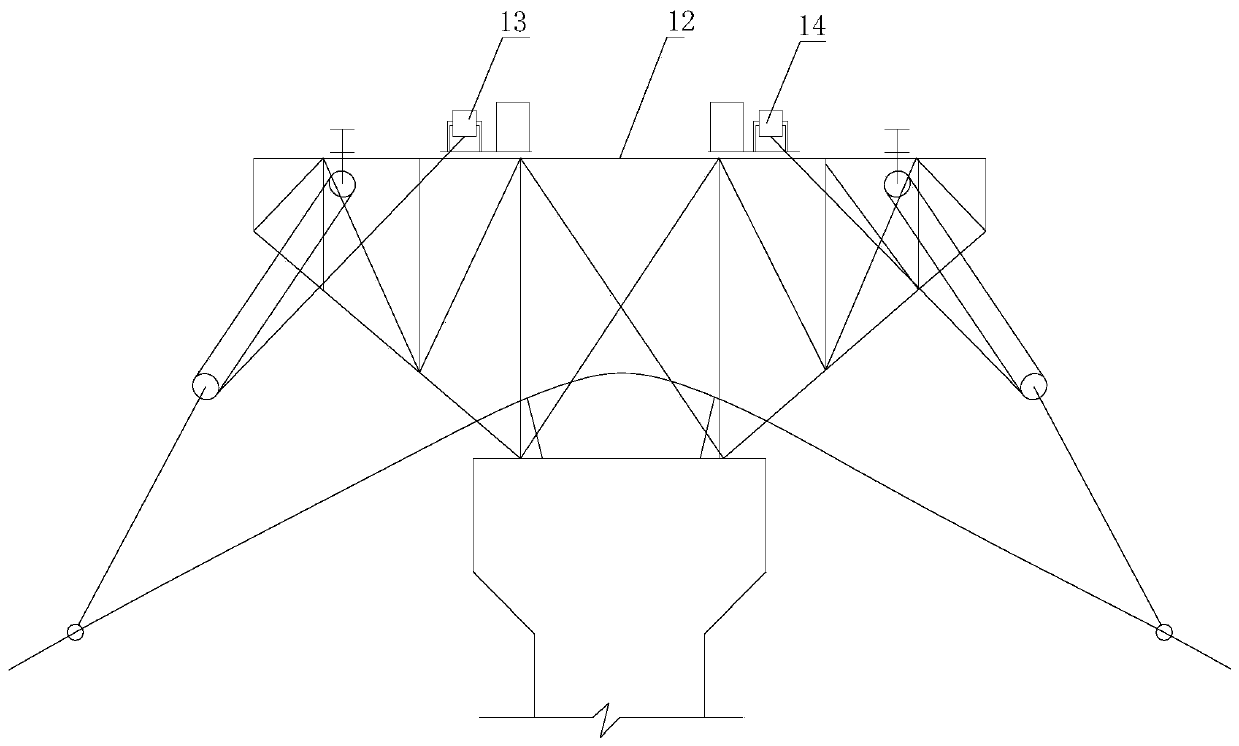 Suspension bridge main cable strand pre-forming and erection construction method