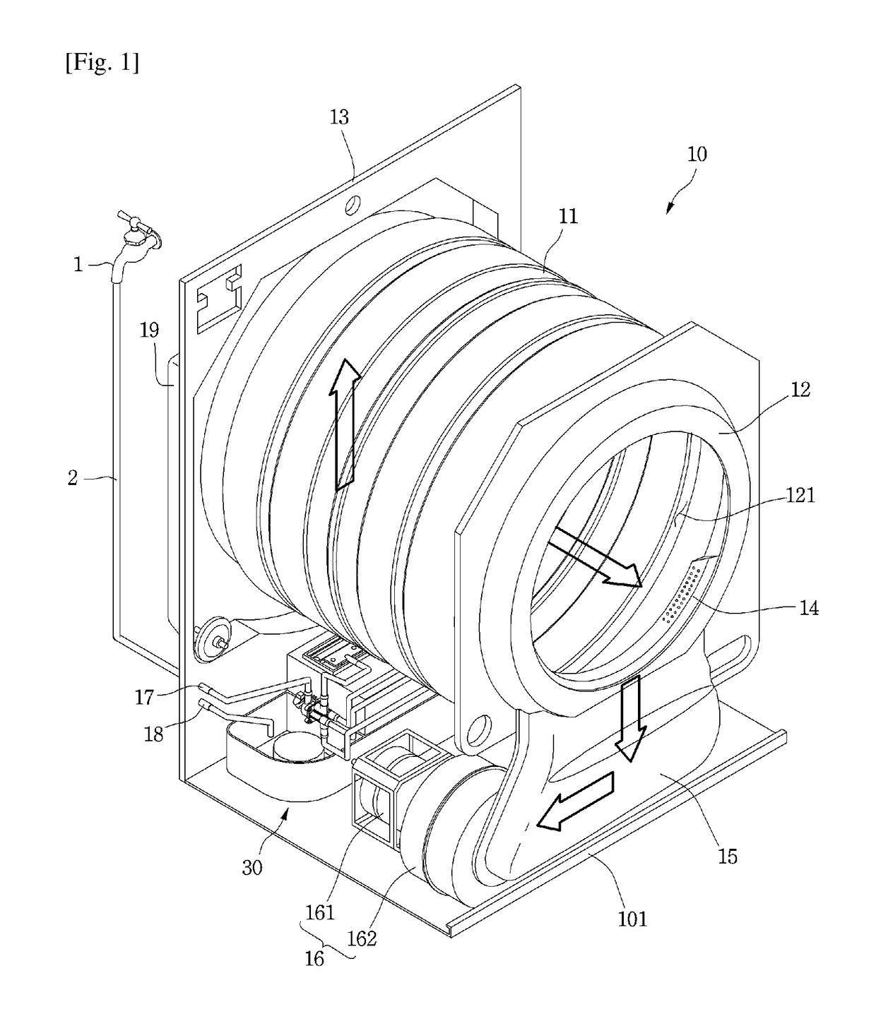 Dryer for clothes