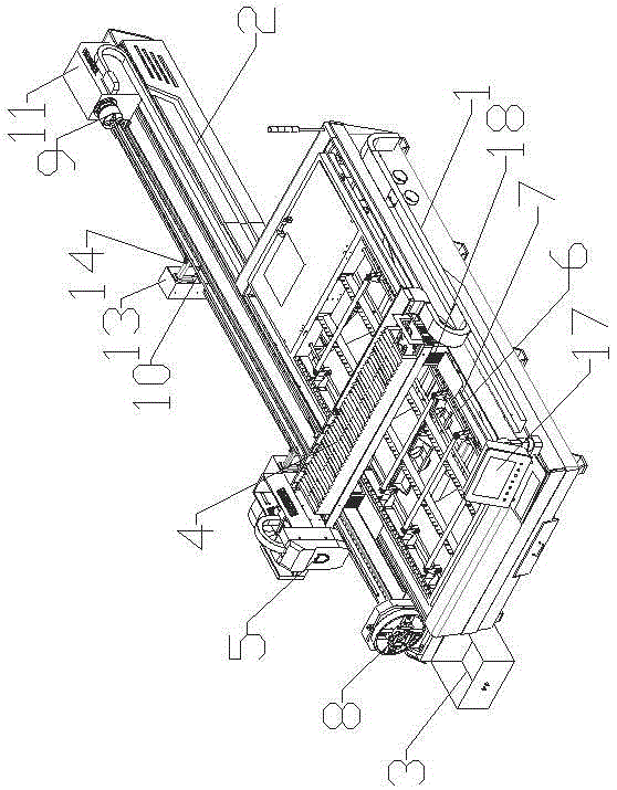 Cutting all-in-one machine for optical fiber laser tube plate