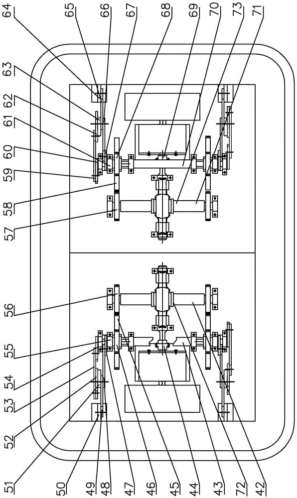 A dual-powered quadruped robot for walking on slopes