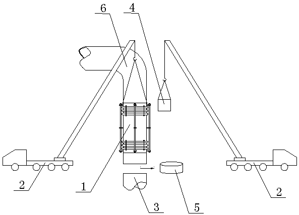 Replacement method of high-altitude vertical ripple compensator