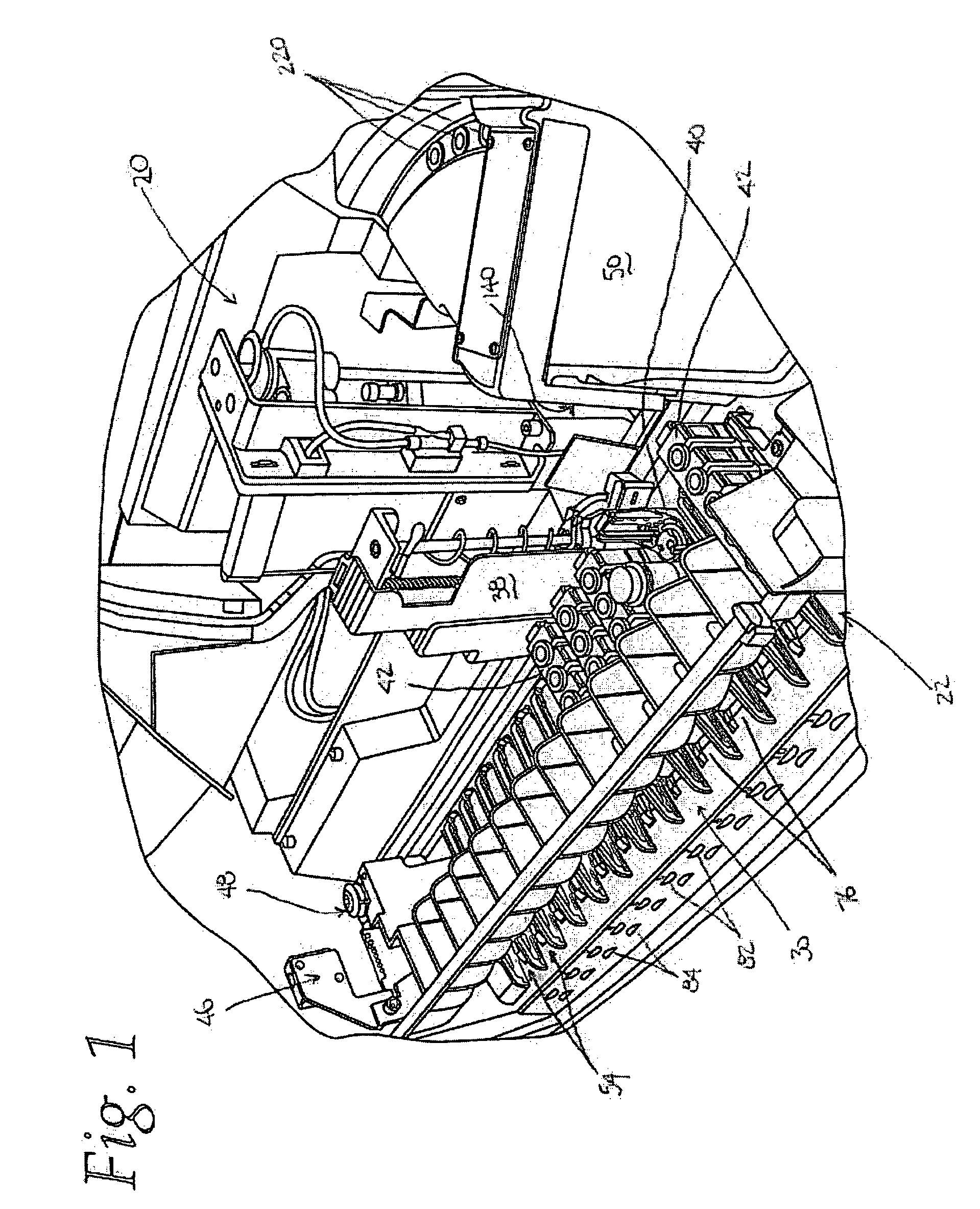 Reagent and sample handling device for automatic testing system