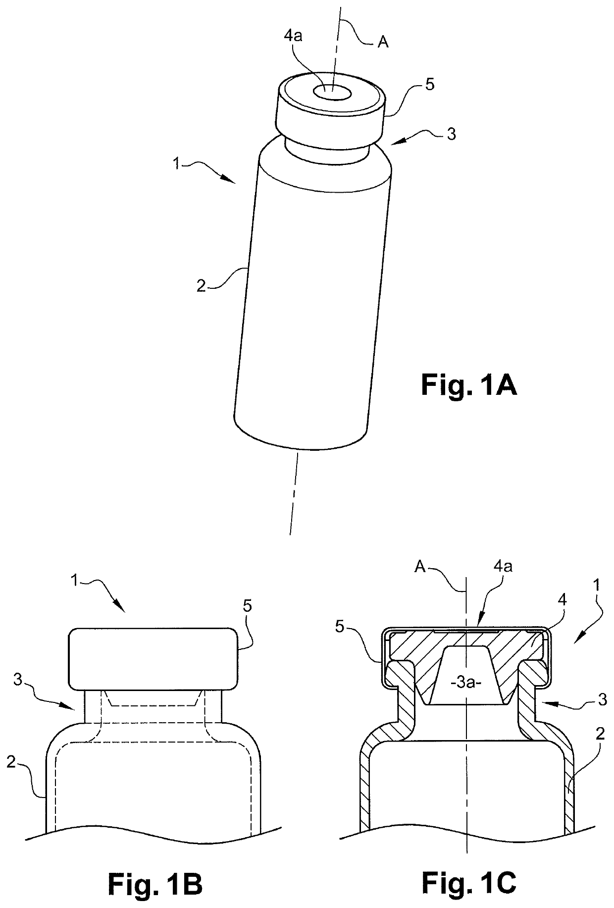 Adaptor for coupling with a medical container