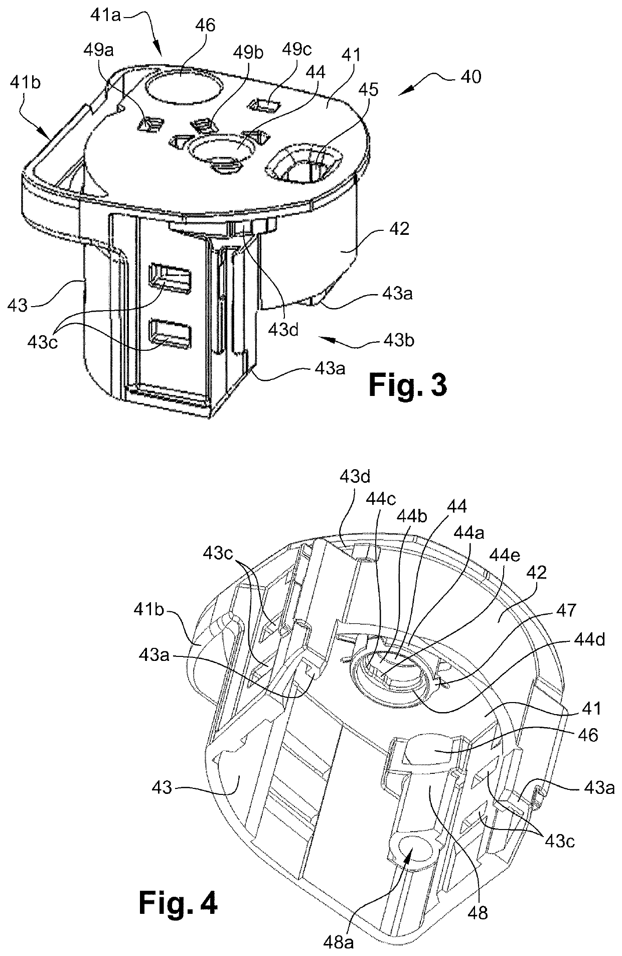 Adaptor for coupling with a medical container