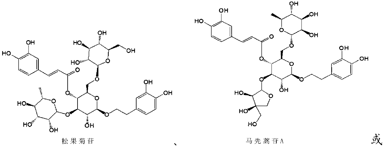 Application of phenylpropanoid glycosides in preparation of IDO (indoleamine-2,3-dioxygenase) inhibitors