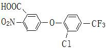 Preparation method of environment-friendly fomesafen