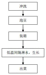 Closed Production Technology of Organic Soybean Bean Sprouts with Inhibiting Rooting