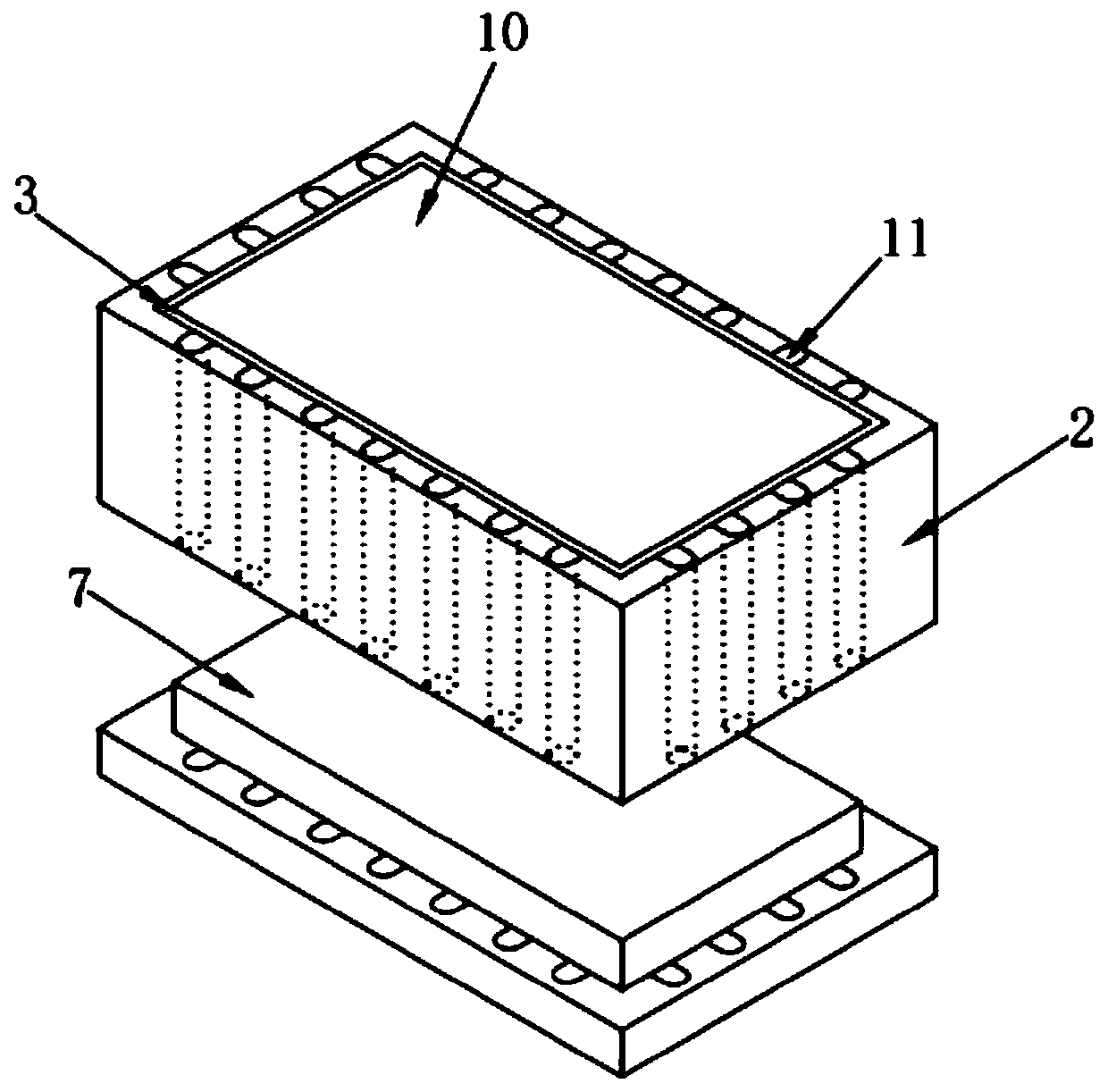 Anti-static structure of touch screen